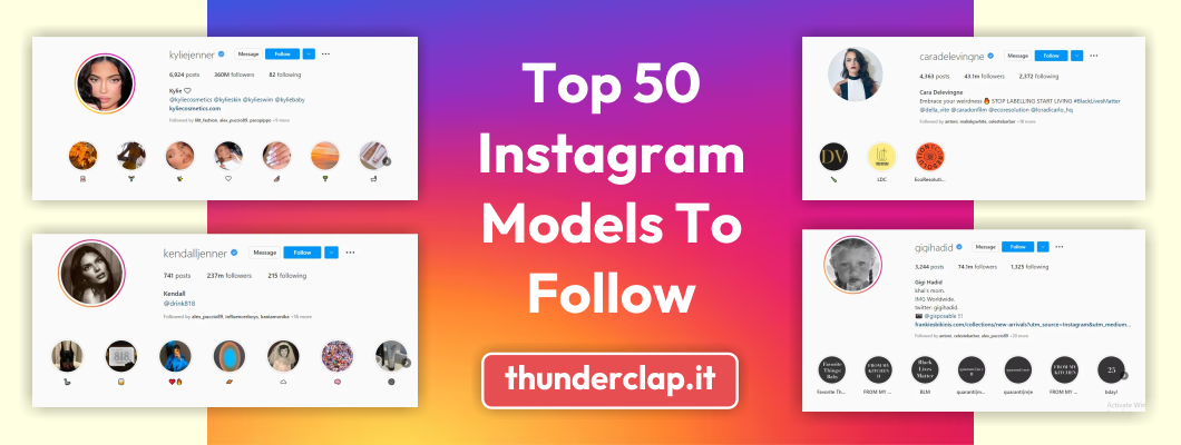 Top 50 Instagram Models to Follow (Updated 2023)